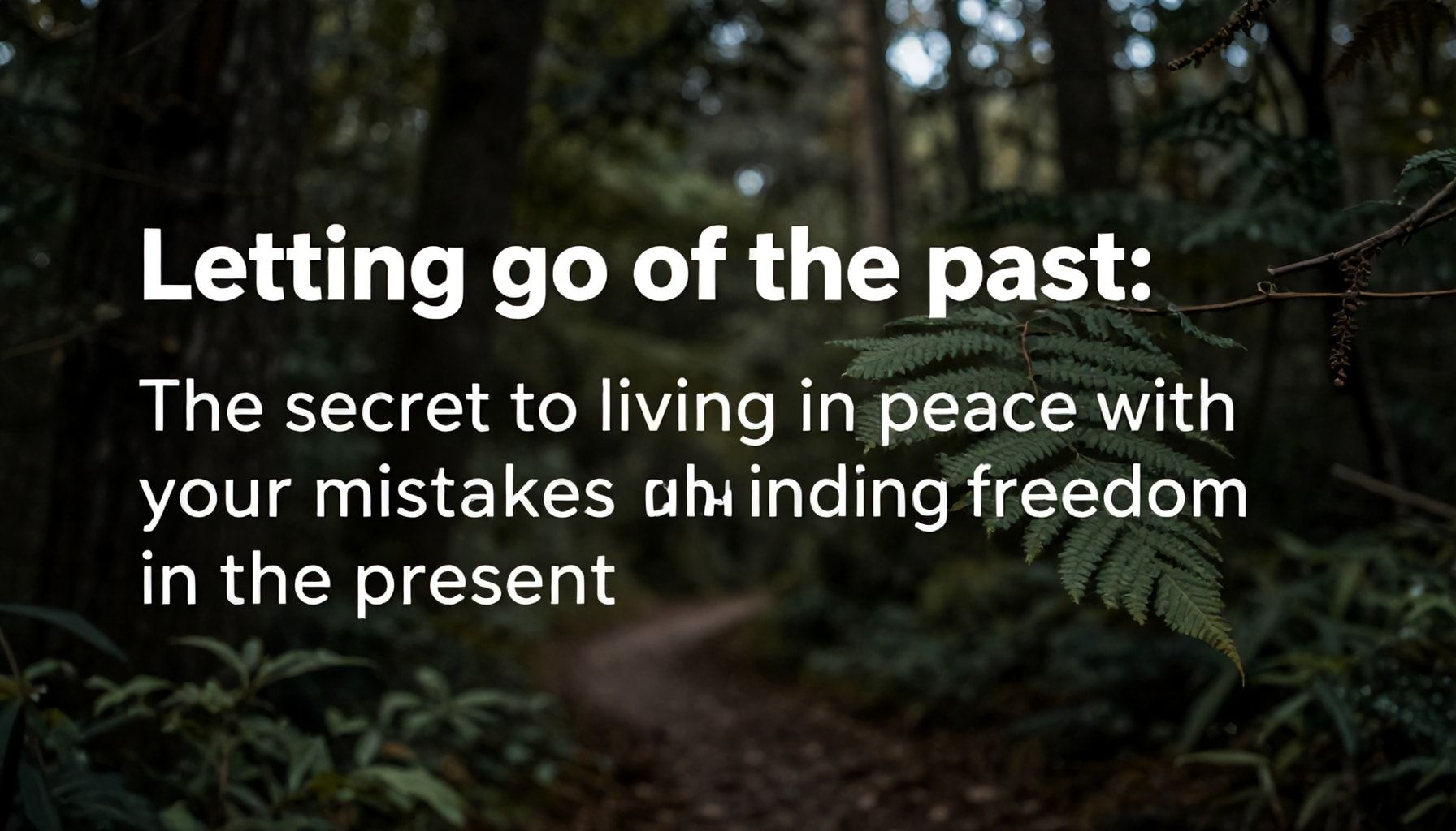 Dejando ir el pasado: El secreto para vivir en paz con tus errores y encontrar la libertad en el presente