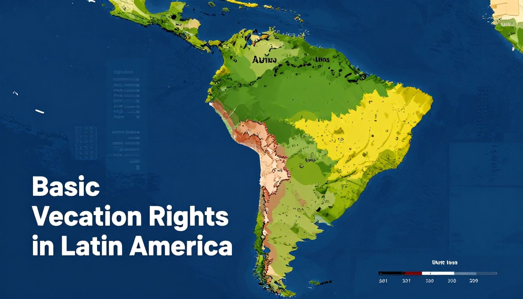 Derechos básicos de vacaciones en Latinoamérica