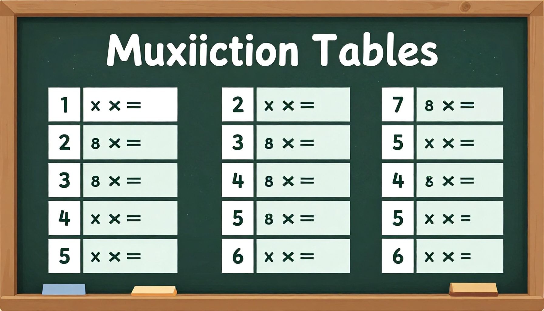 Desbloquea el mundo de la matemática con las tablas de multiplicar