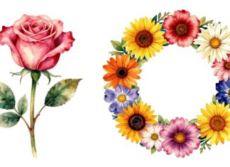 Dibujos de flores: 10 ideas creativas para principiantes