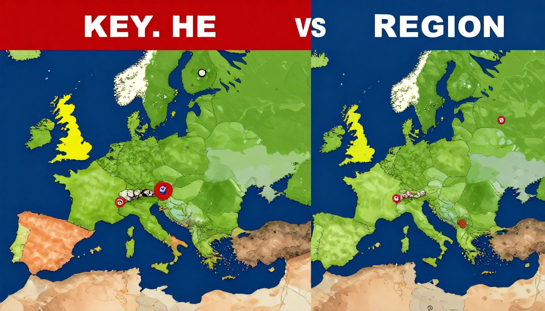 Diferencias clave entre países de la región