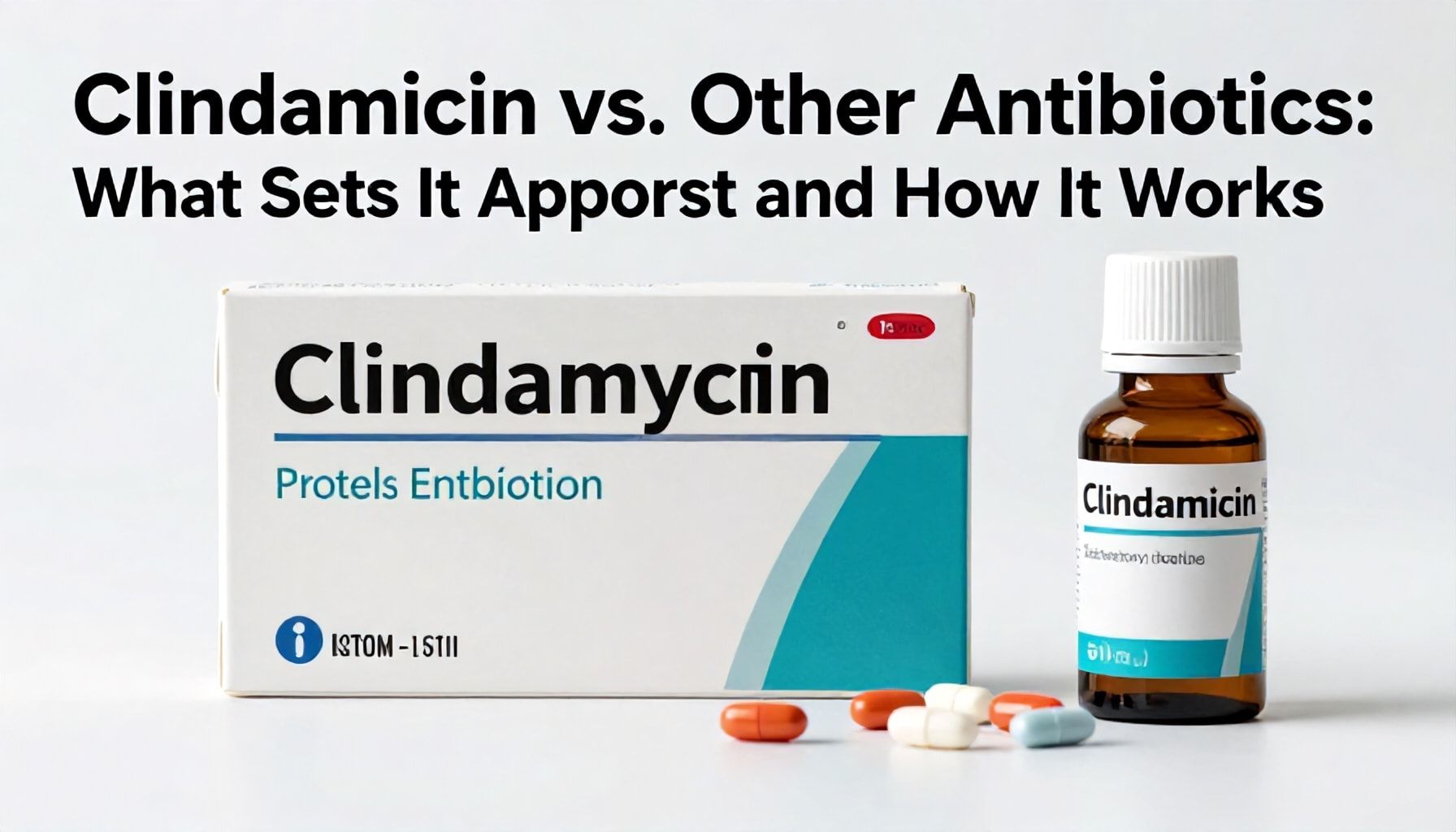 Diferencias entre clindamicina y otros antibióticos