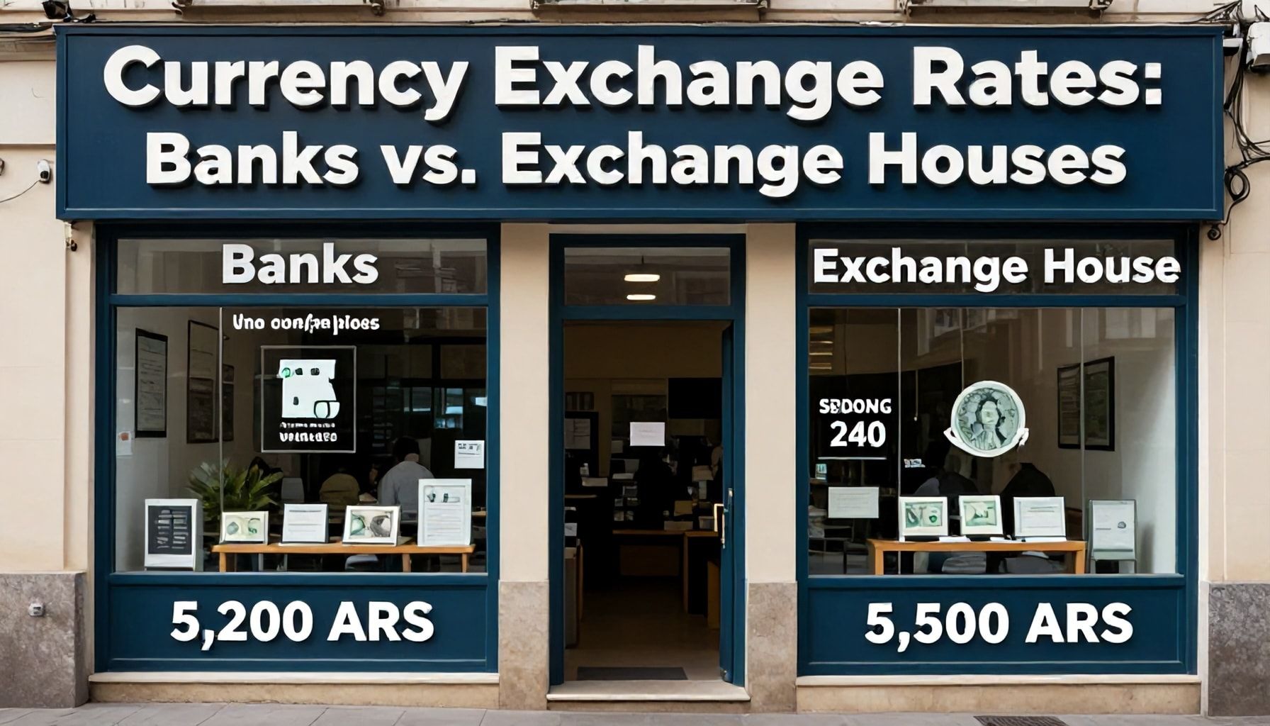 Cómo convertir 40 dólares a pesos de manera efectiva en 2024 3 Diferencias entre tipos de cambio en bancos y casas de cambio