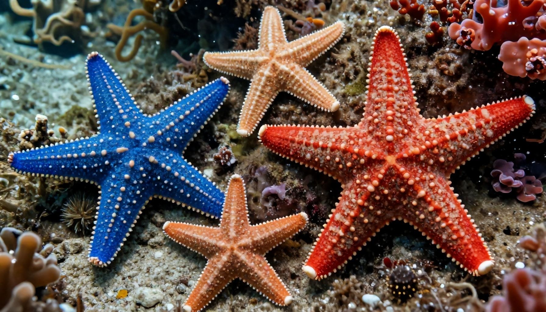 5 datos fascinantes sobre las estrellas de mar que debes conocer 2 Diferencias sorprendentes entre las especies de estrellas de mar