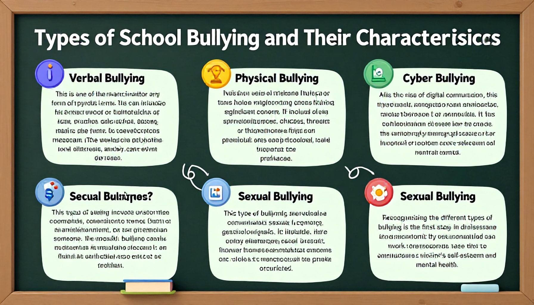 Diferentes tipos de acoso escolar y sus características