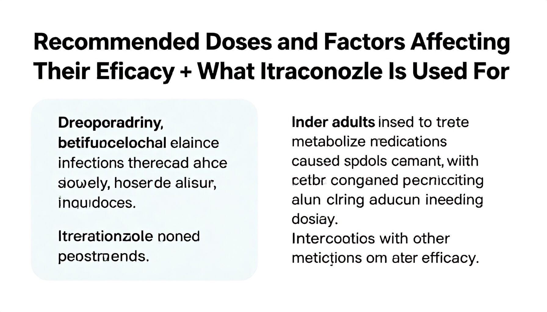 Dosis recomendadas y factores que influyen en su eficacia