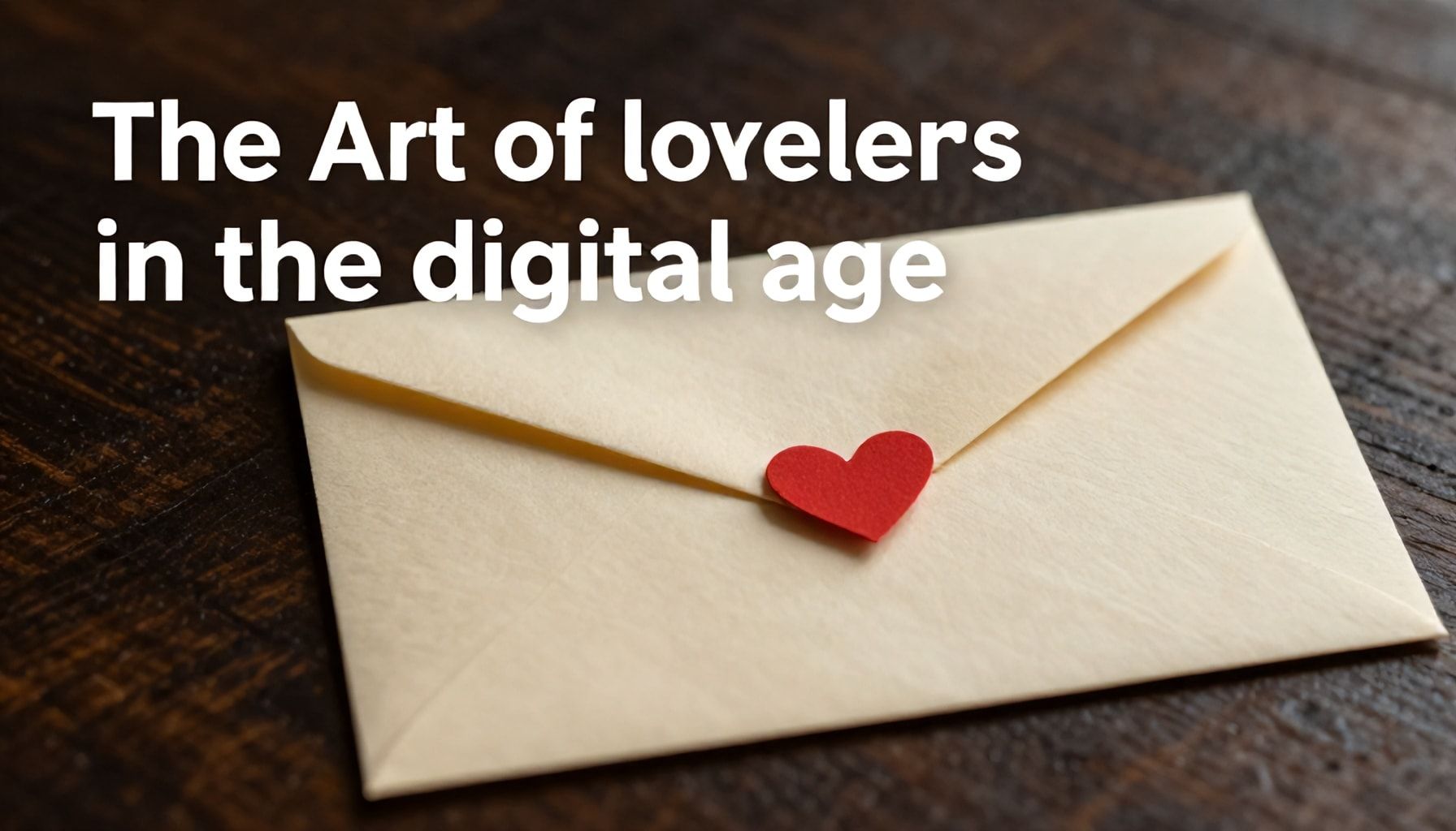 El arte de las cartas de amor en la era digital
