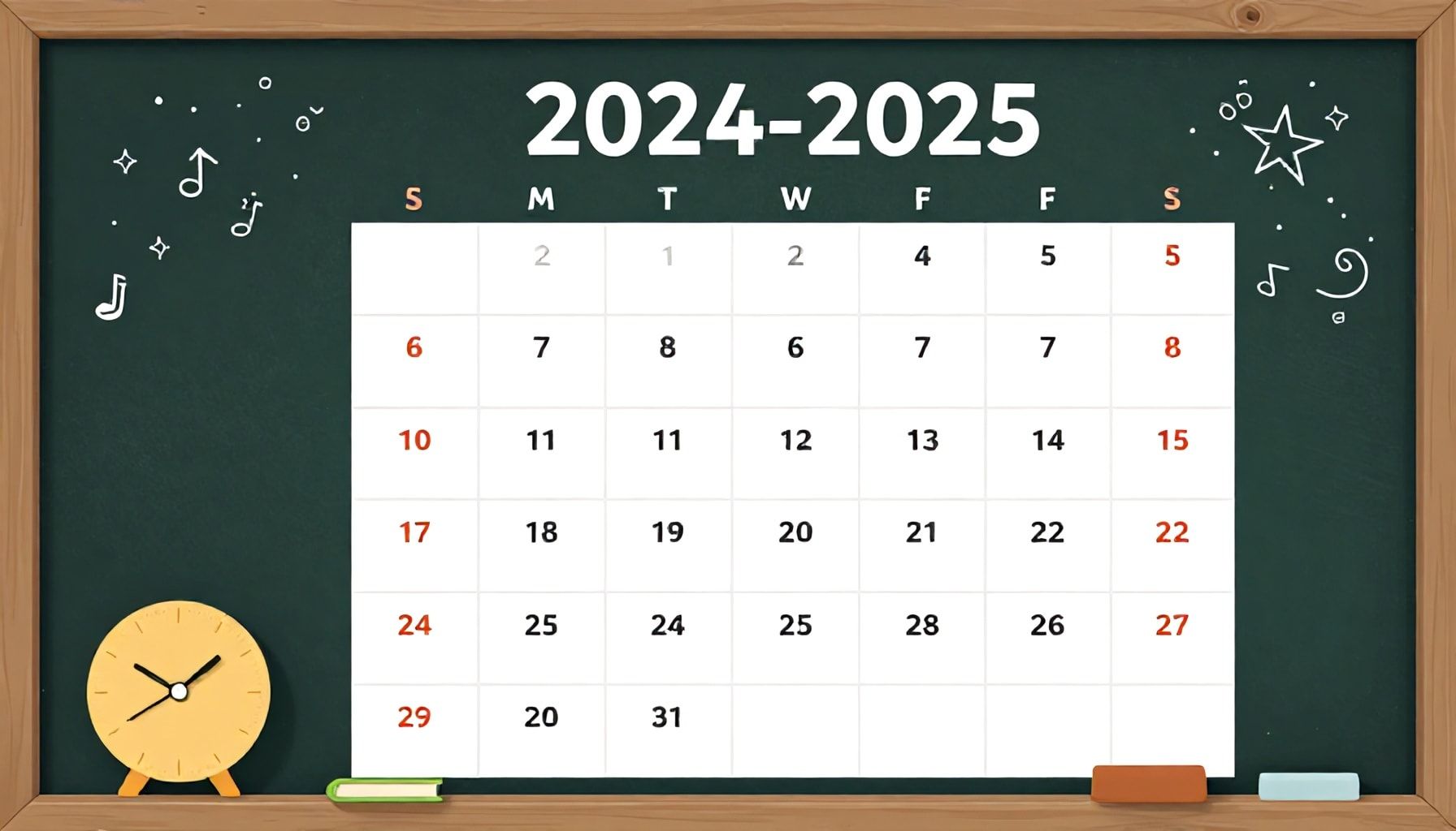 El calendario escolar 2024-2025 y su importancia