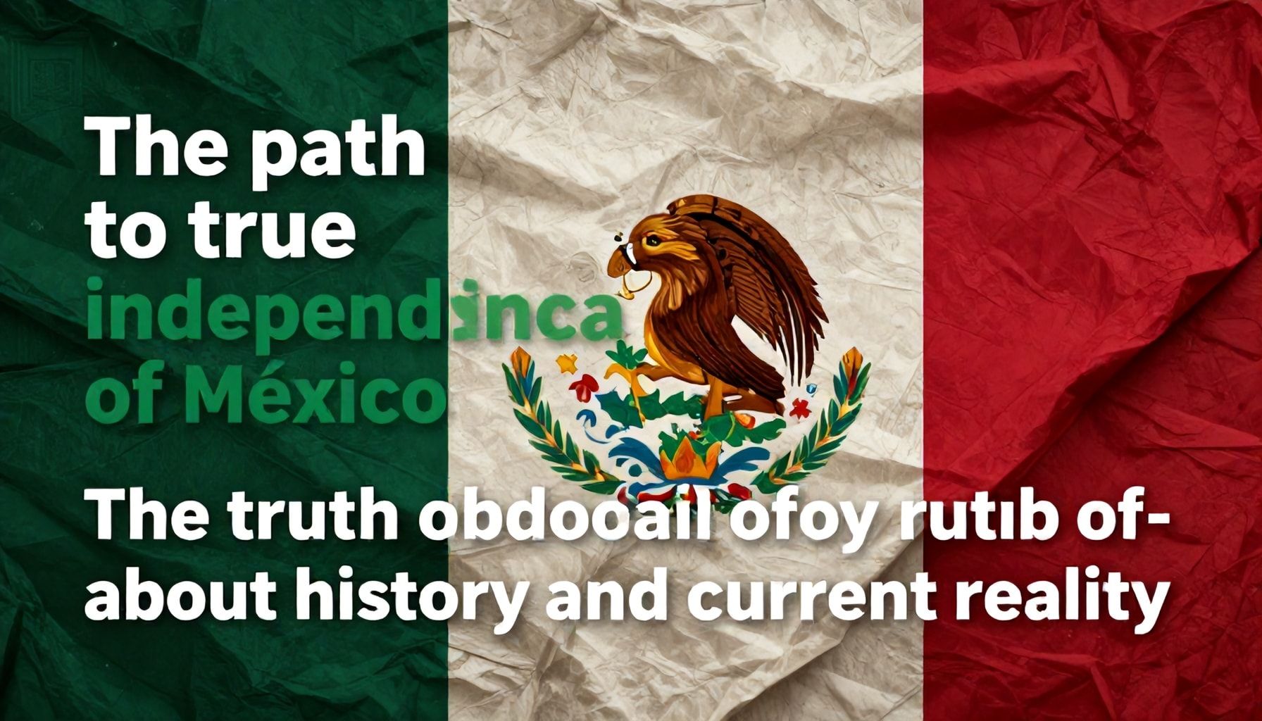 El camino hacia la verdadera independencia de México: La verdad sobre la historia y la realidad actual.
