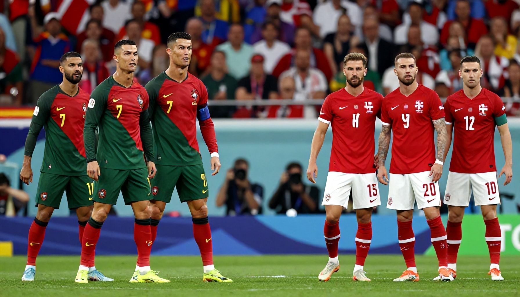 El choque entre Portugal y Dinamarca en la Eurocopa 2024