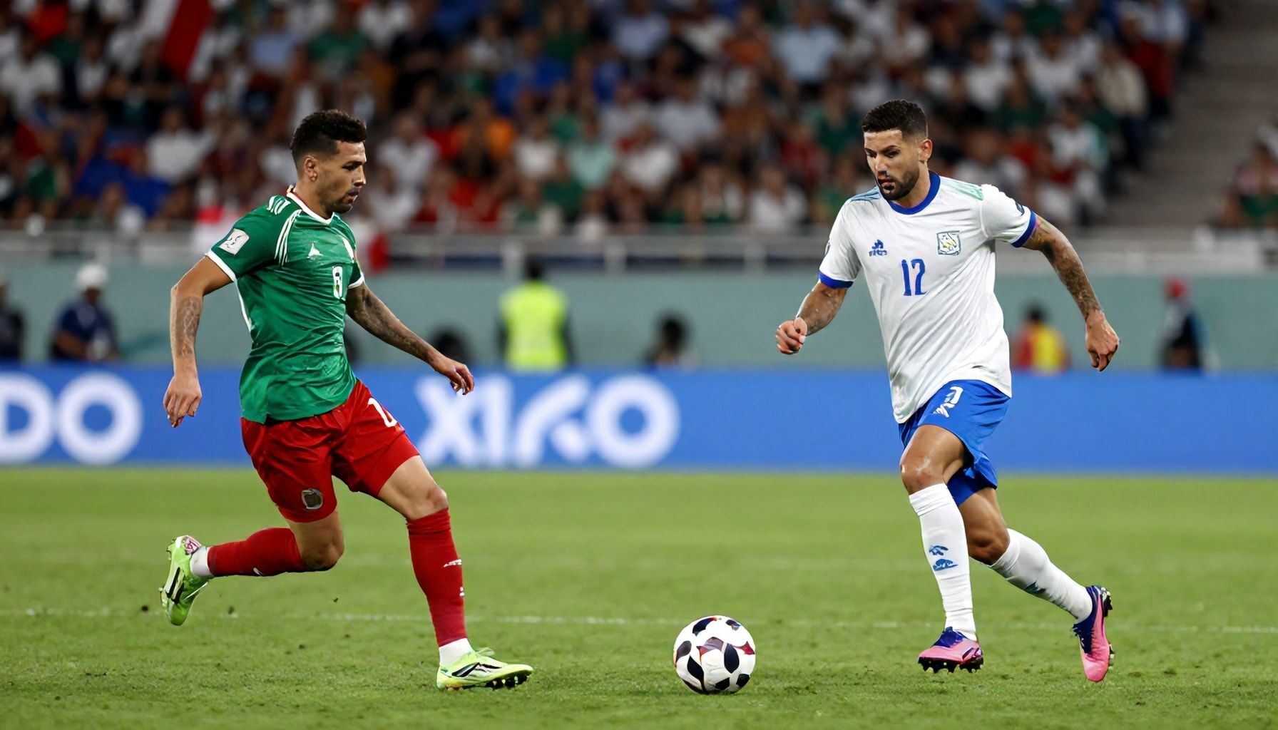 El encuentro deportivo entre México y Honduras