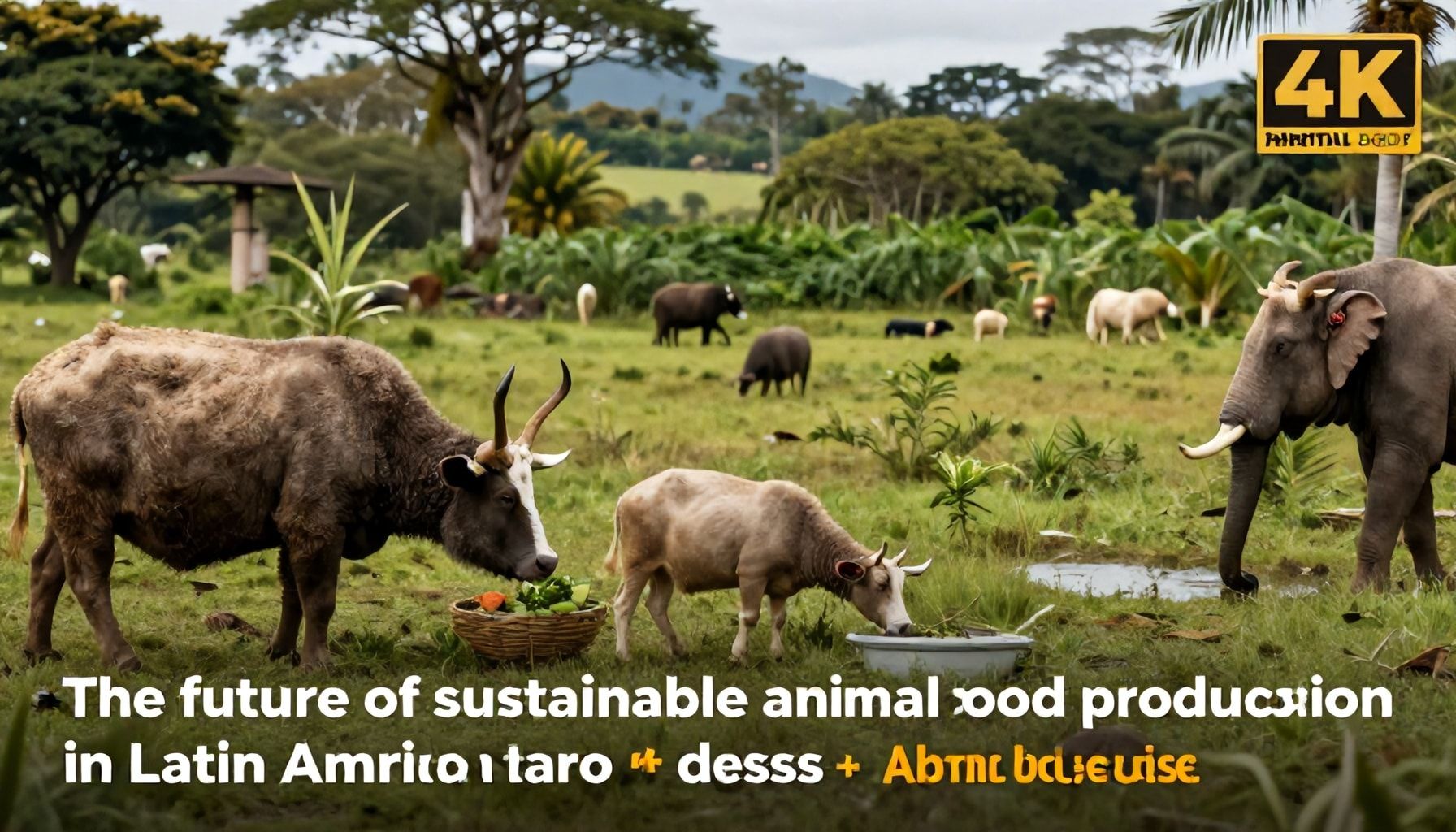 El futuro de la producción sostenible de alimentos animales en América Latina