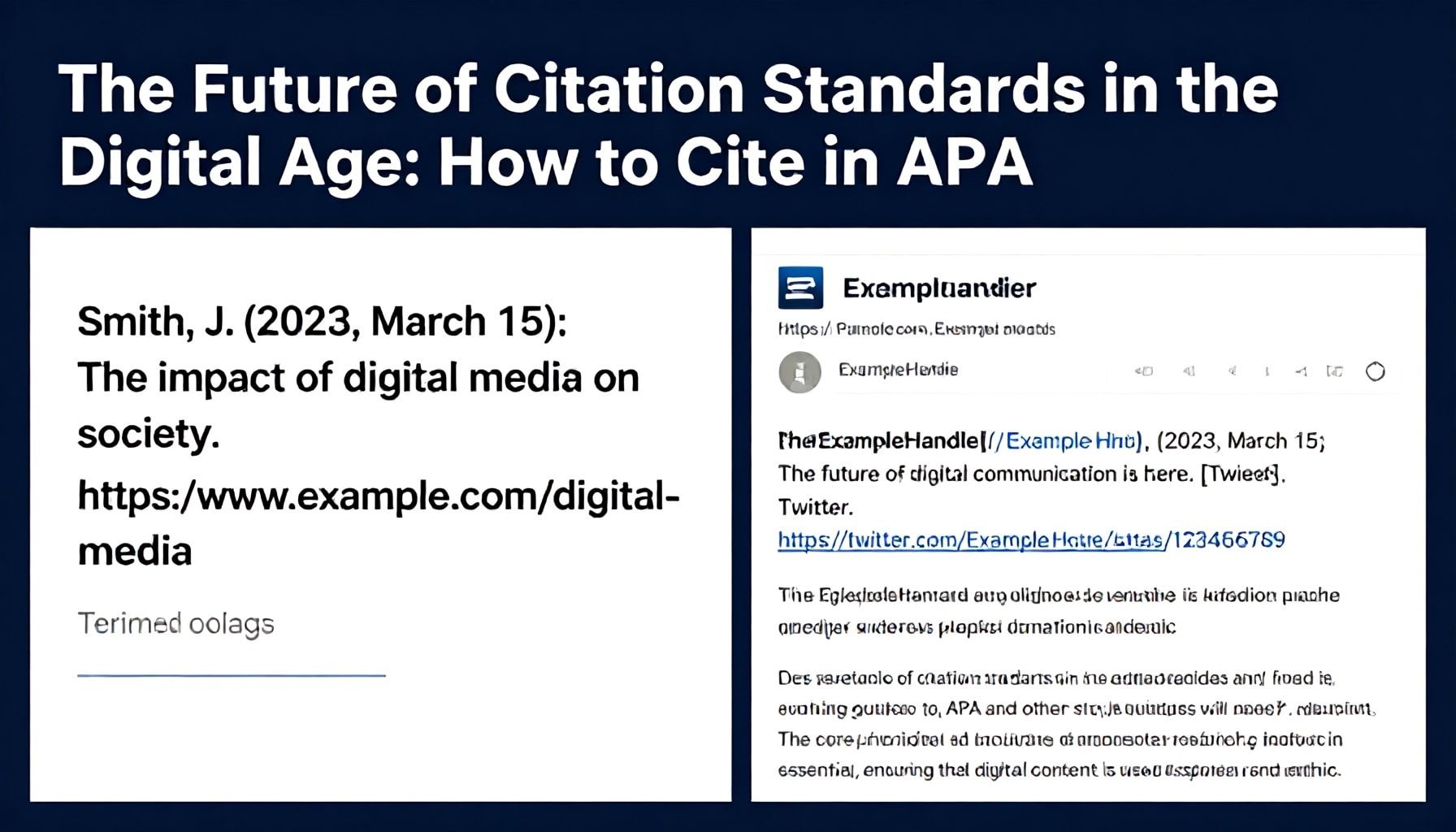 El futuro de las normas de citación en la era digital