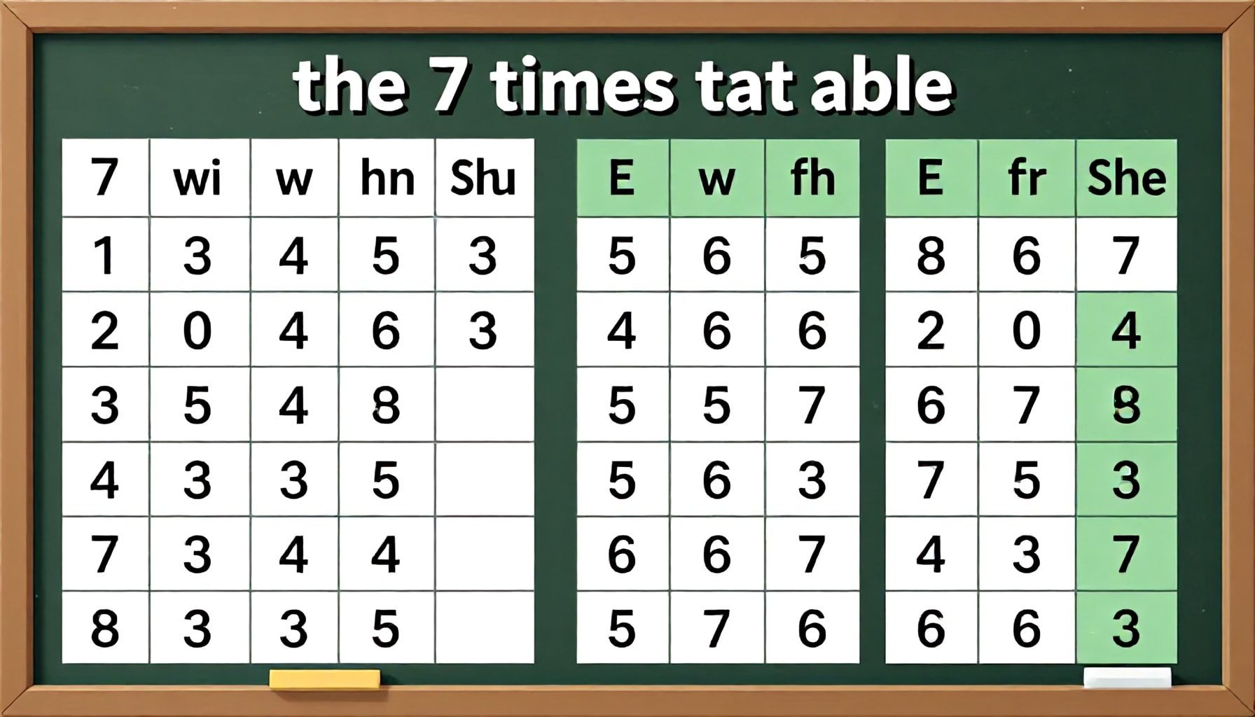 El impacto de dominar la tabla del 7 en el aprendizaje matemático