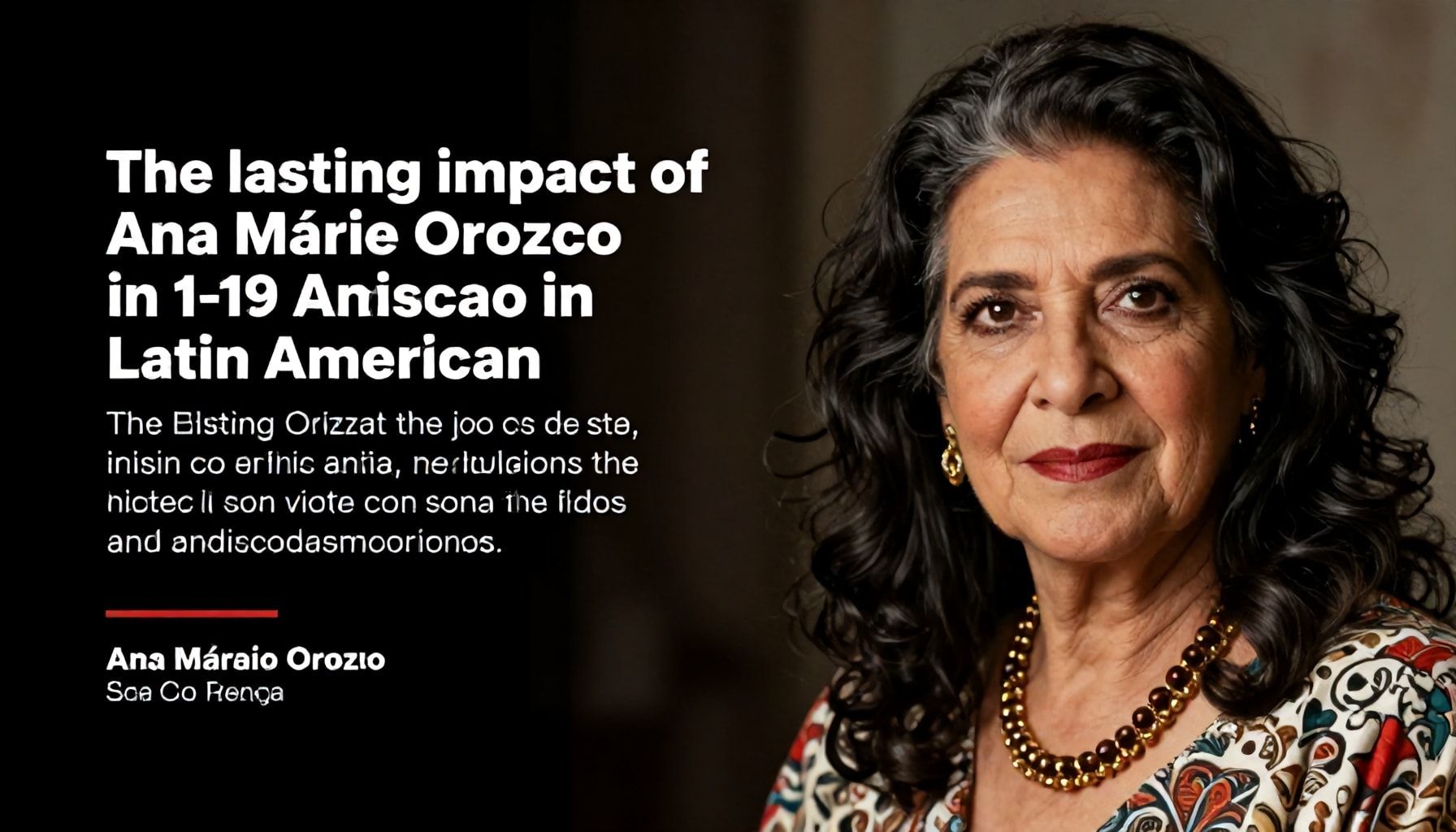 El impacto duradero de Ana María Orozco en Latinoamérica
