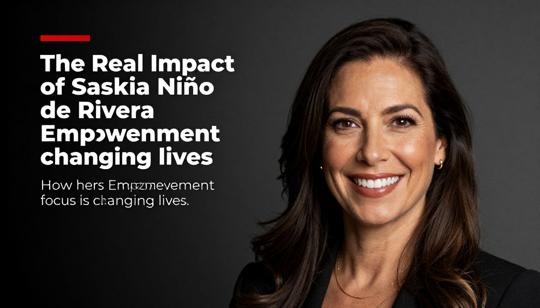 El impacto real de Saskia Niño de Rivera: Cómo su enfoque en empoderamiento está cambiando vidas