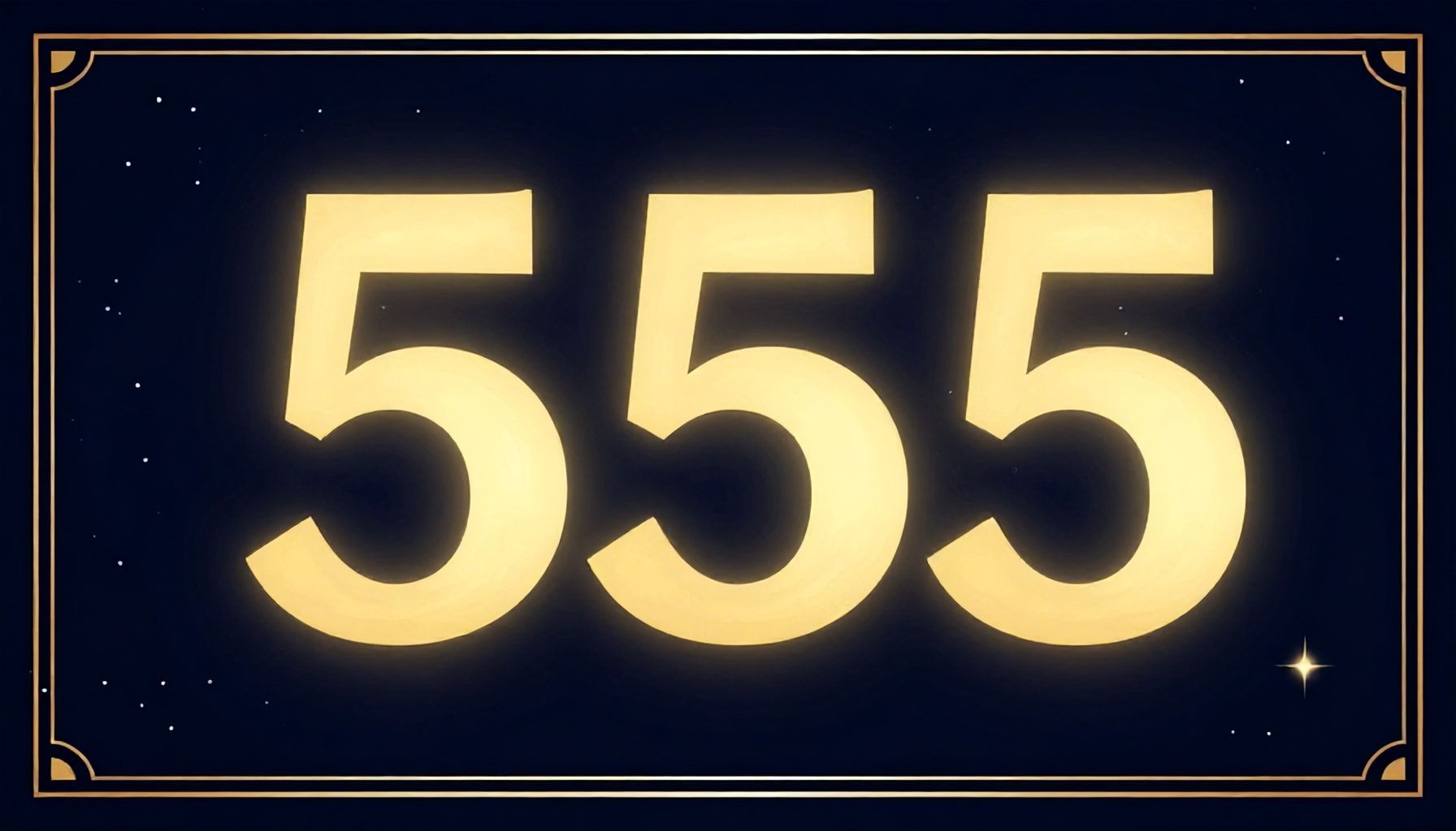 El número 555 en la numerología espiritual