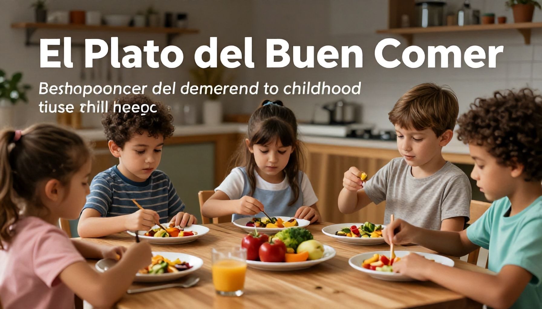 5 alimentos clave del plato del buen comer para niños 1 El plato del buen comer y su importancia en la infancia
