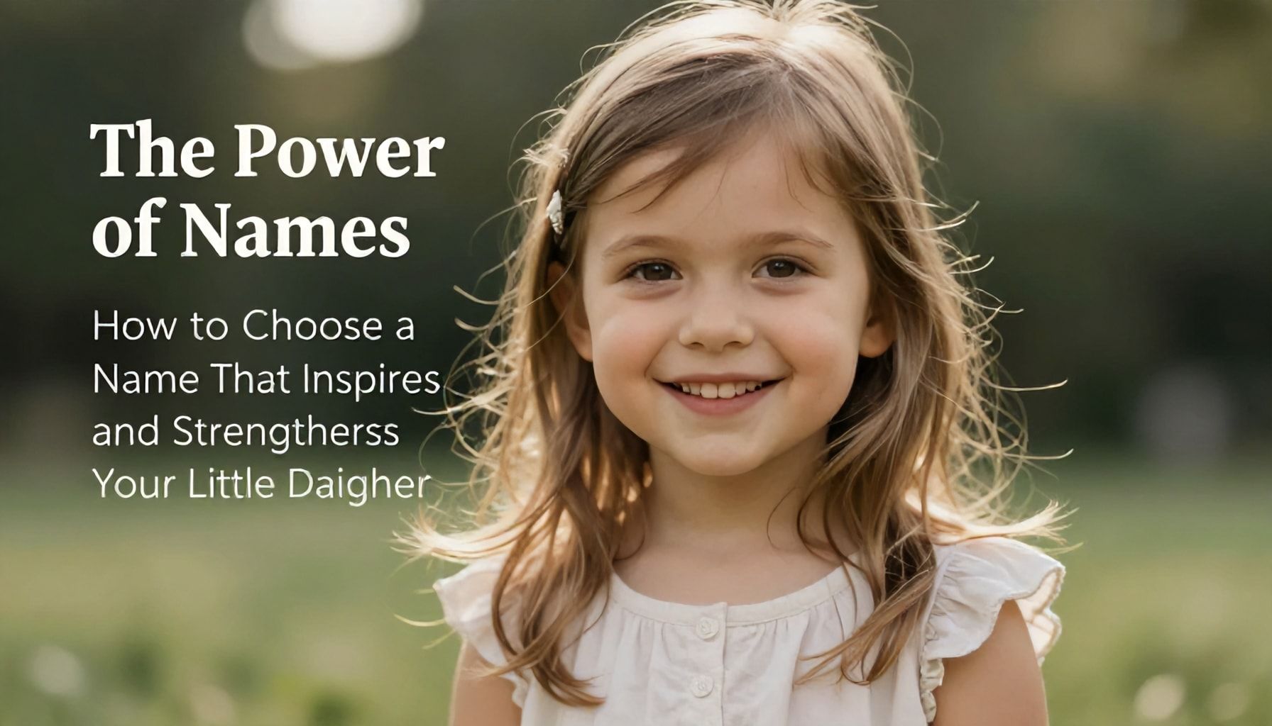El poder de los nombres: Cómo elegir un nombre que inspira y fortalece a tu pequeña hija