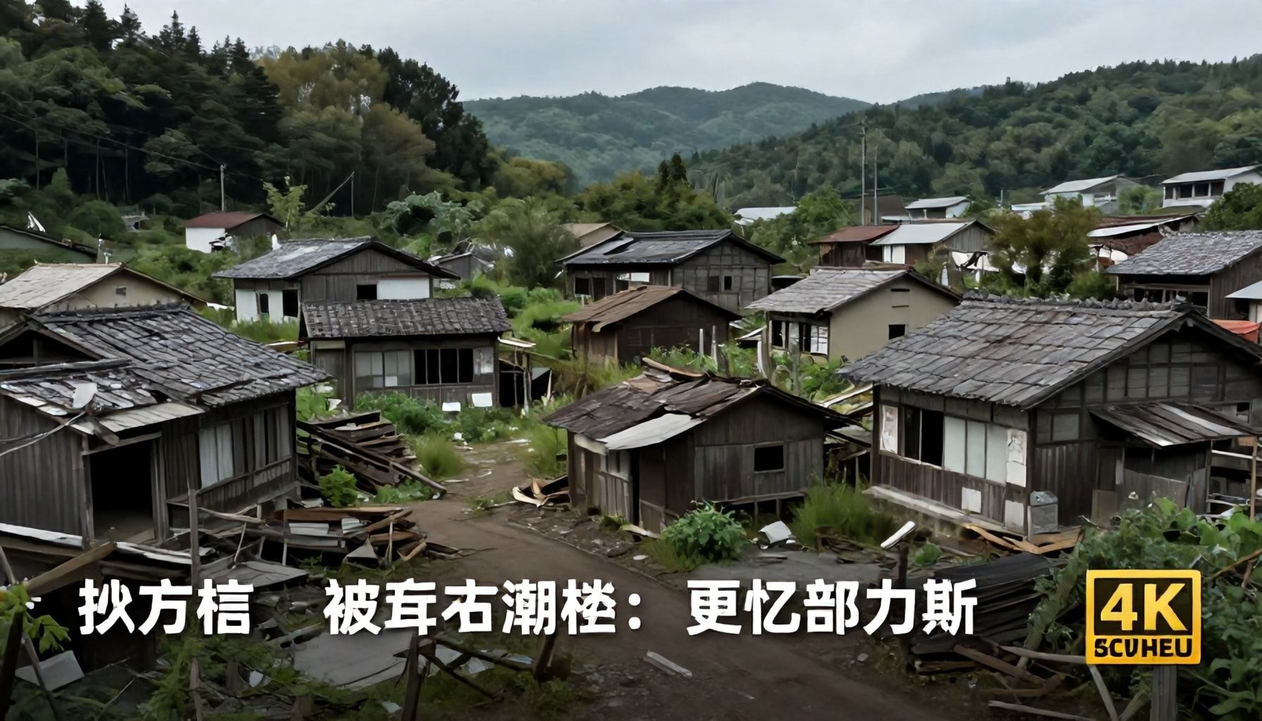 El pueblo abandonado en el corazón de la tragedia