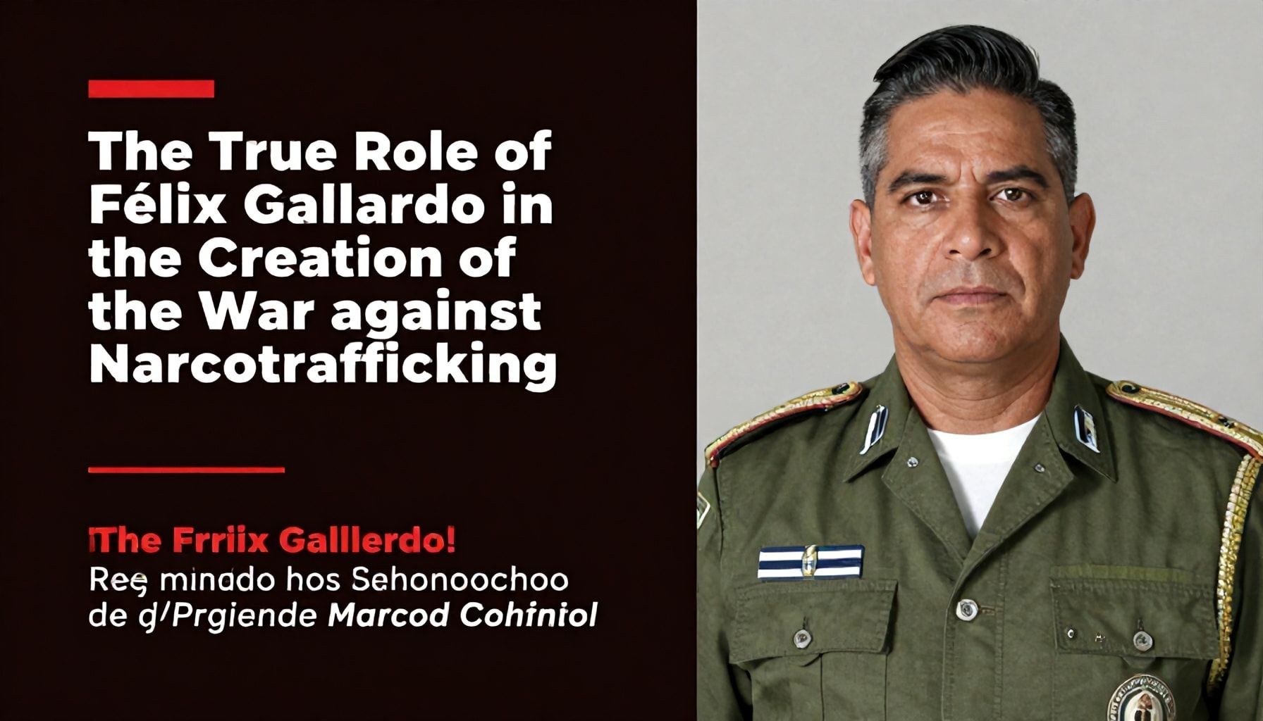 El Verdadero Papel de Félix Gallardo en la Creación de la Guerra contra el Narcotráfico