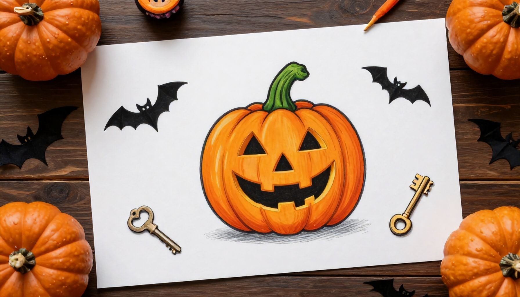 10 ideas creativas para dibujos de Halloween en 2024 2 Elementos clave para diseños impactantes