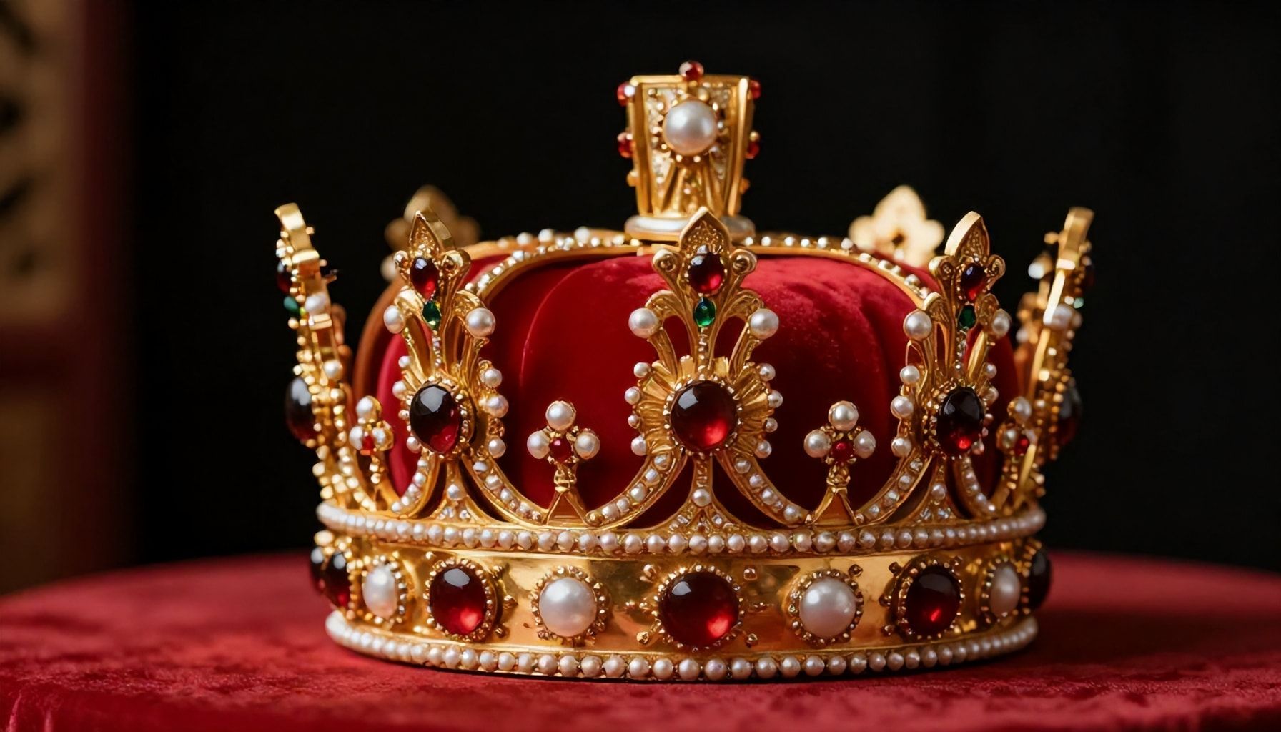 Elementos tradicionales que componen la corona