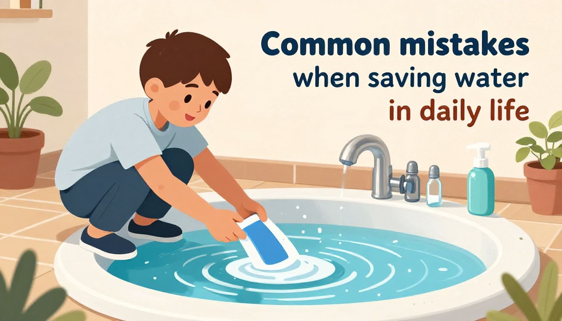 Errores comunes al ahorrar agua en el día a día