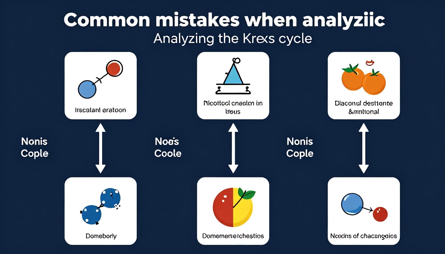 Errores comunes al analizar el ciclo de Krebs