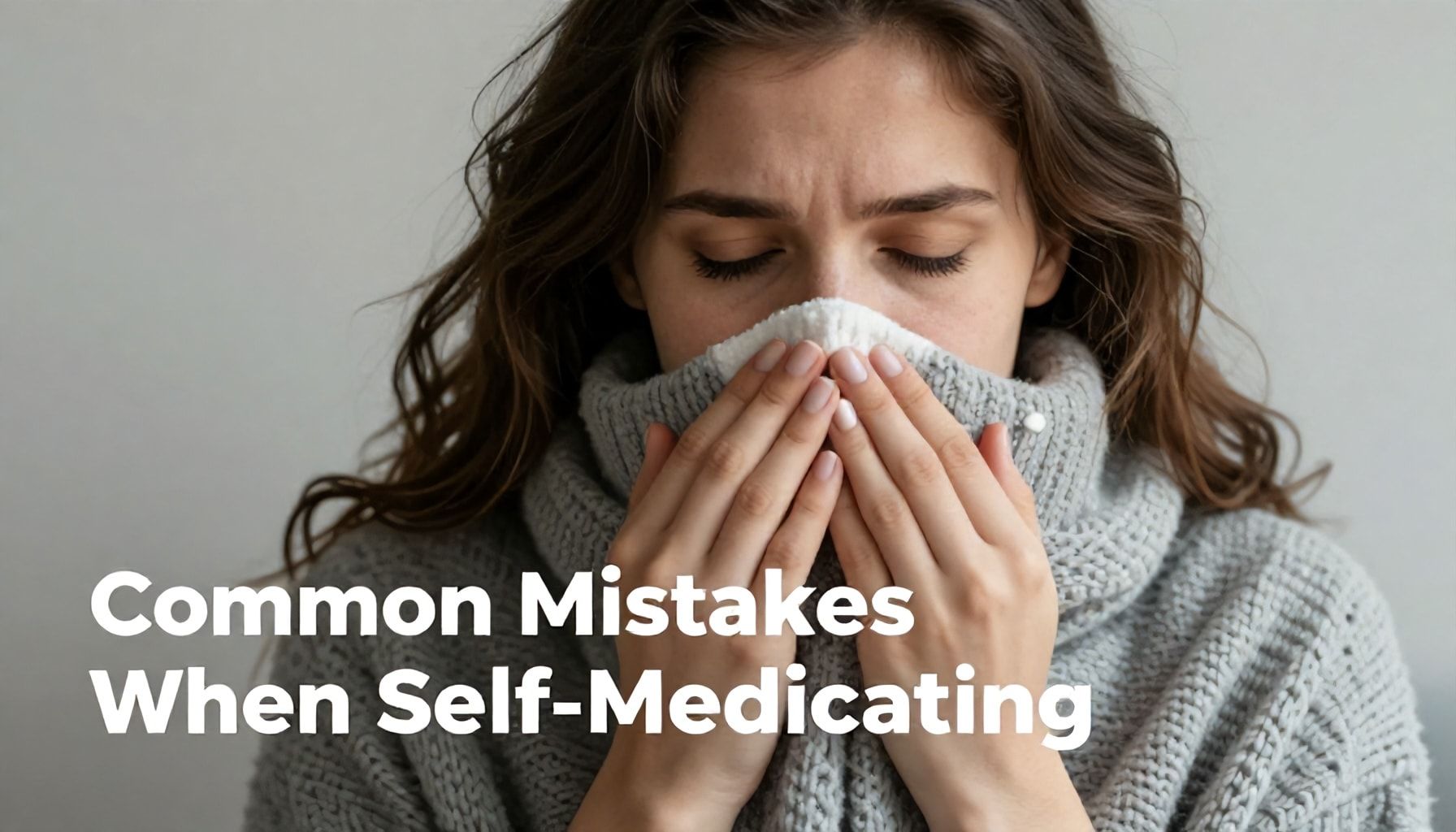 Errores comunes al automedicarse con pastillas