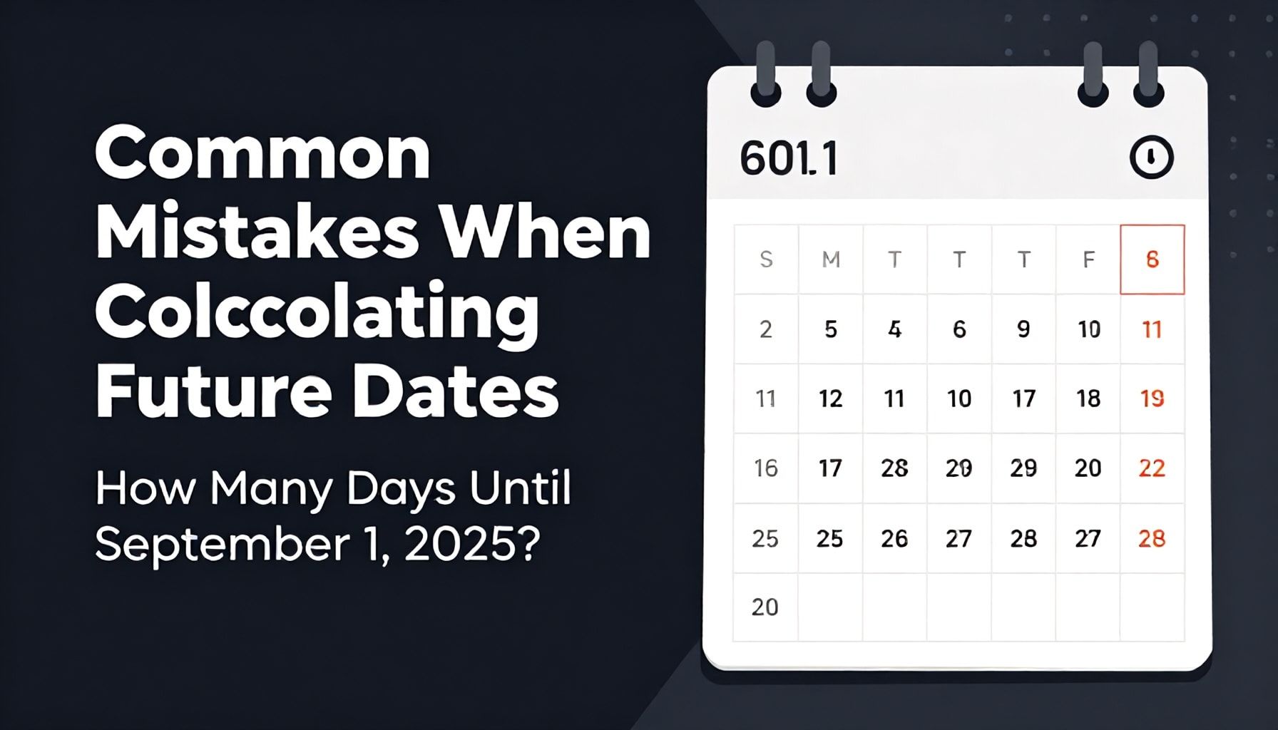 Errores comunes al calcular fechas futuras