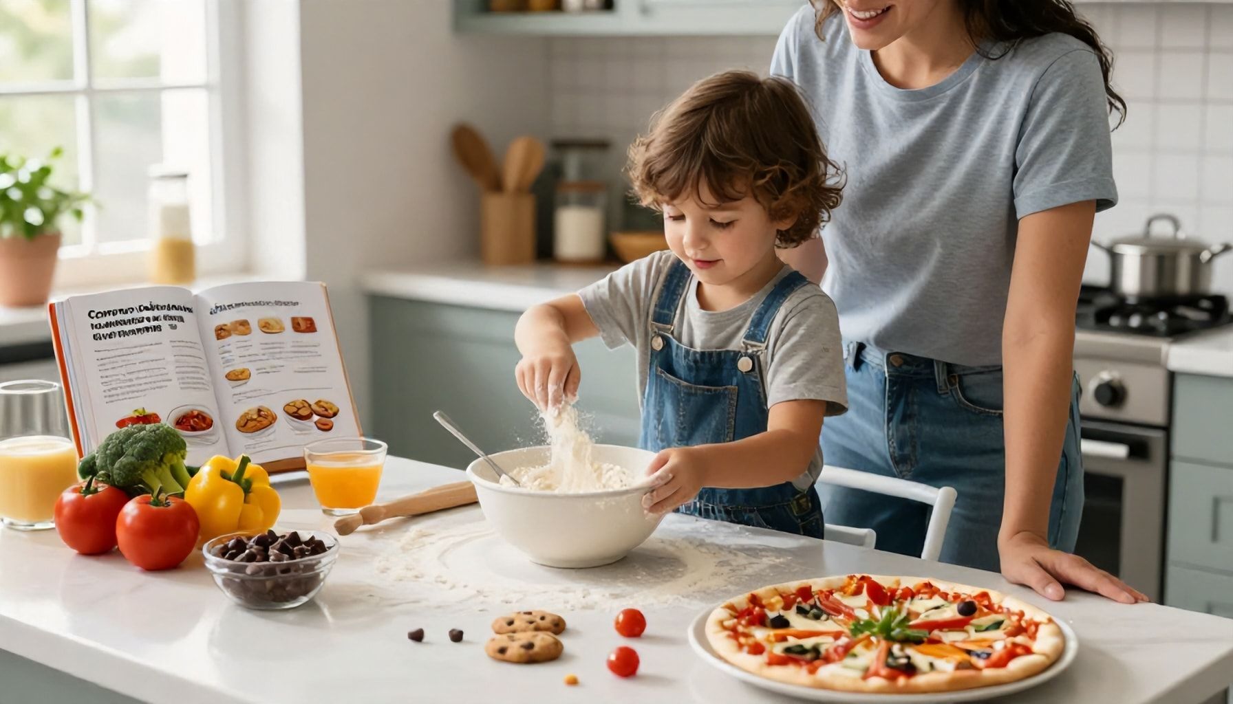 Errores comunes al cocinar con niños