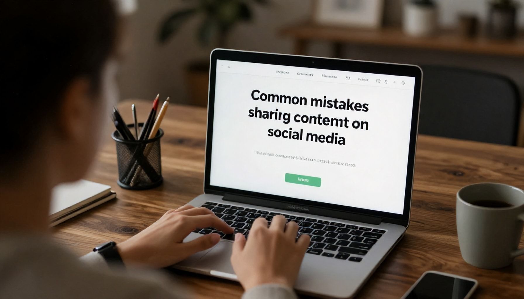 Errores comunes al compartir contenido en redes sociales*