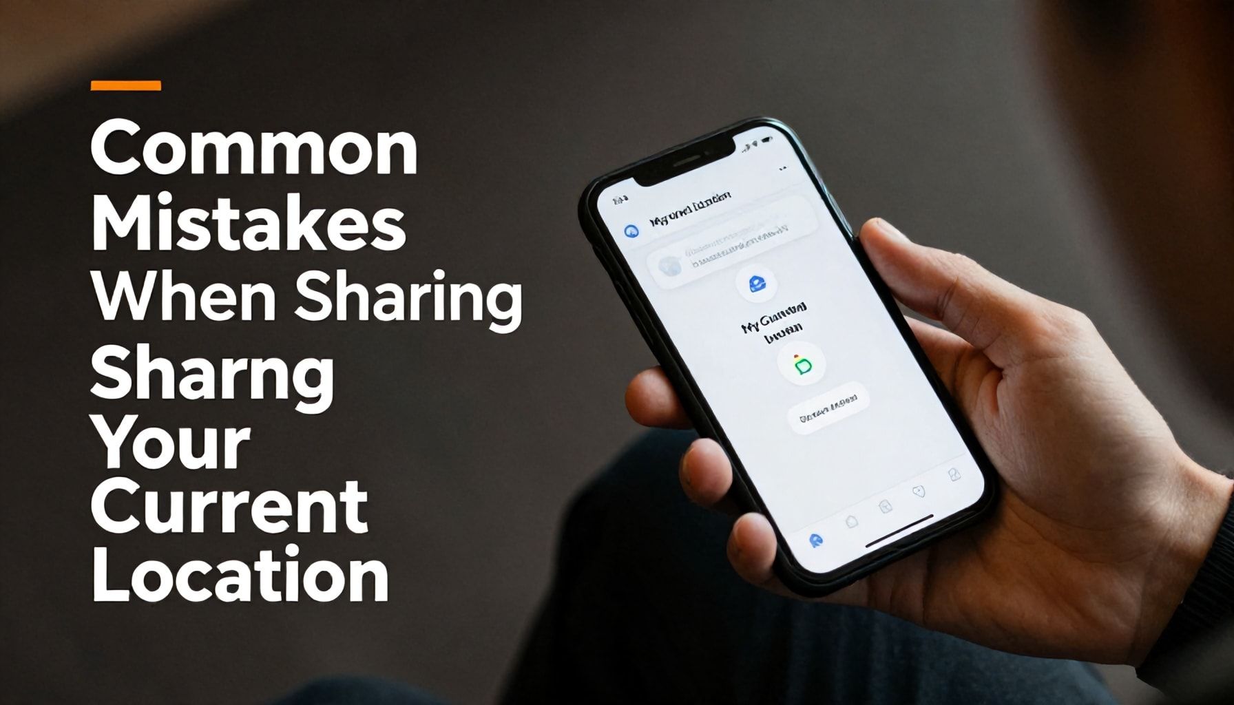 Errores comunes al compartir tu ubicación actual