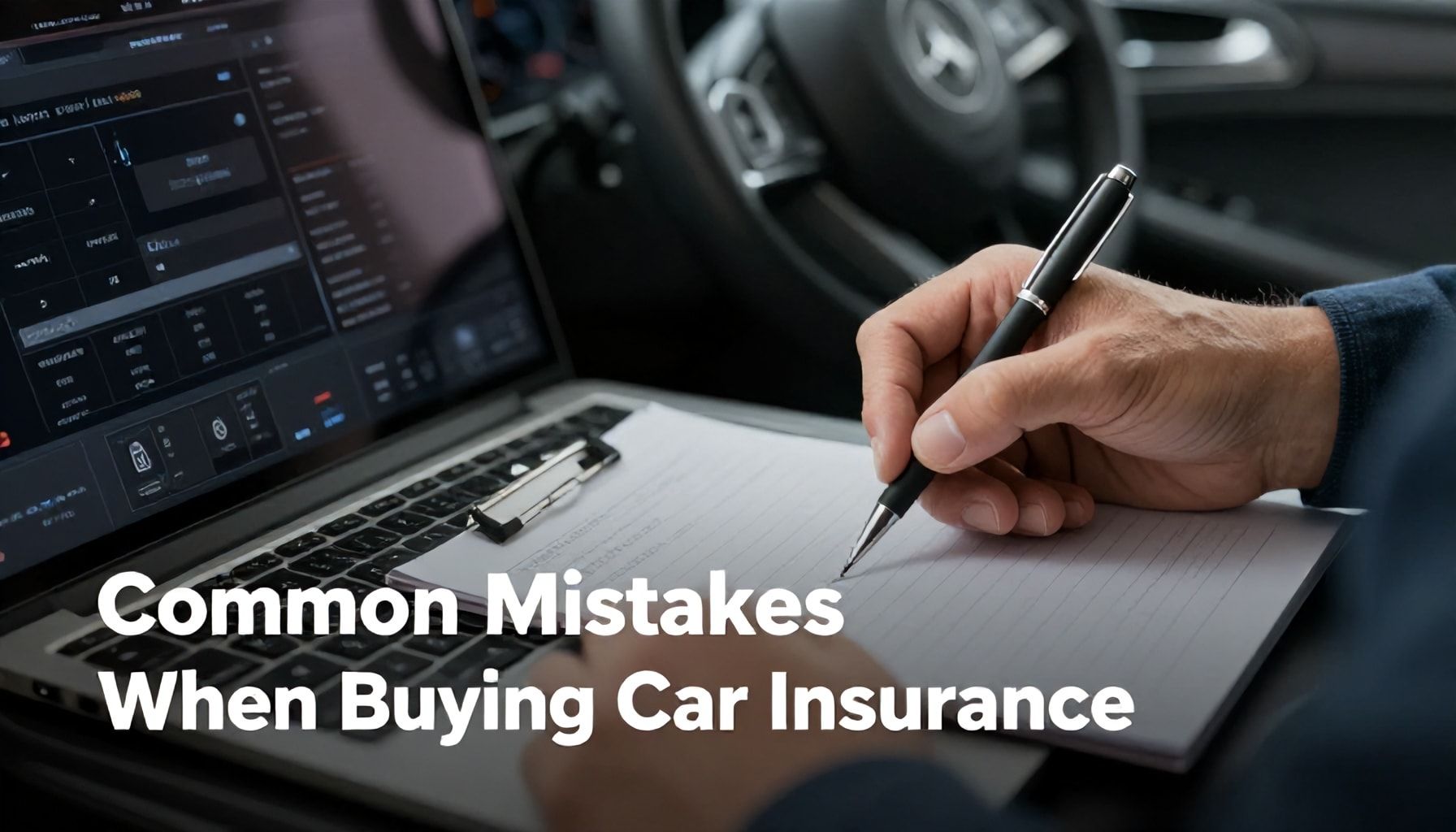 Errores comunes al contratar un seguro de auto