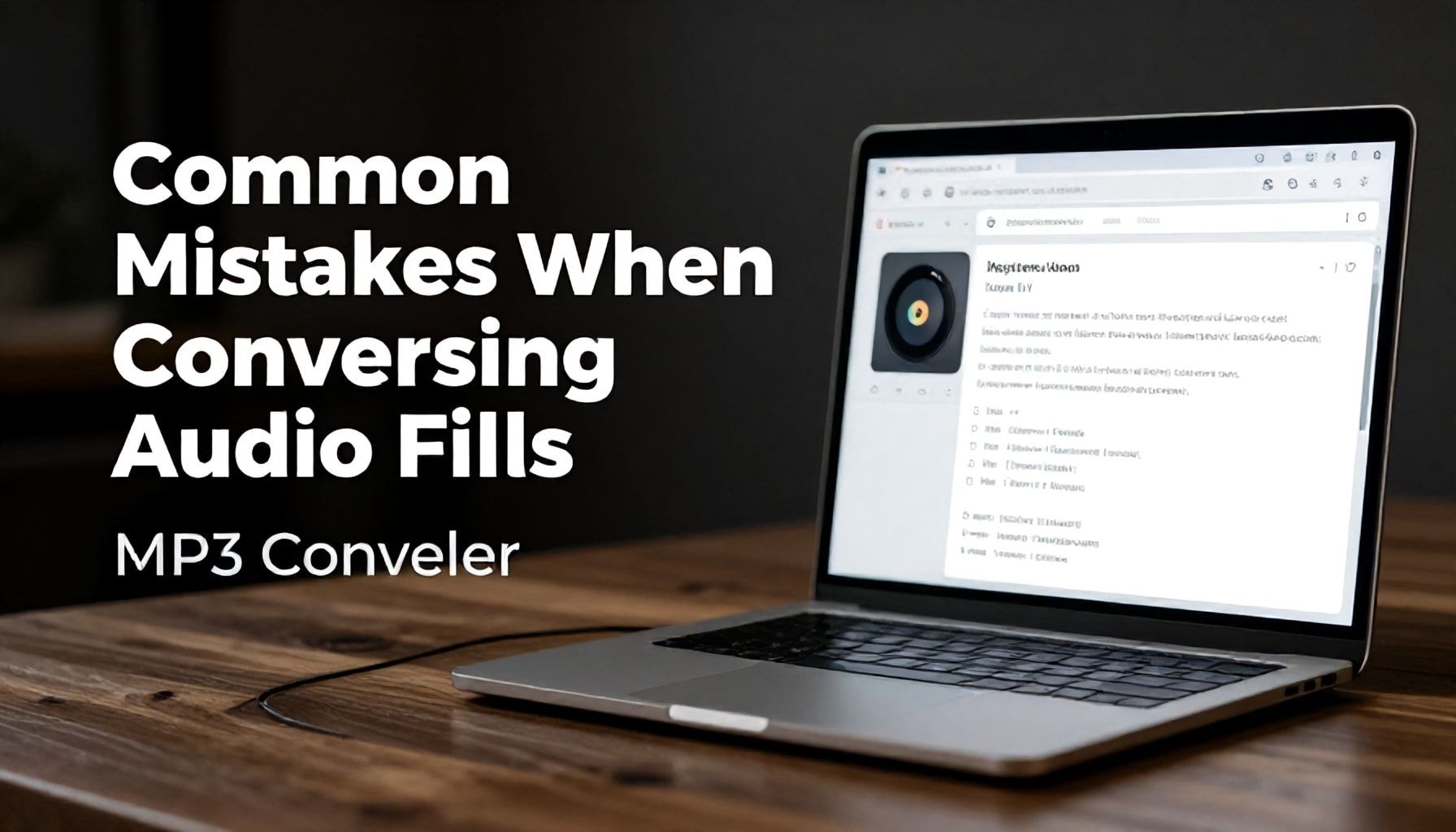 Errores comunes al convertir archivos de audio