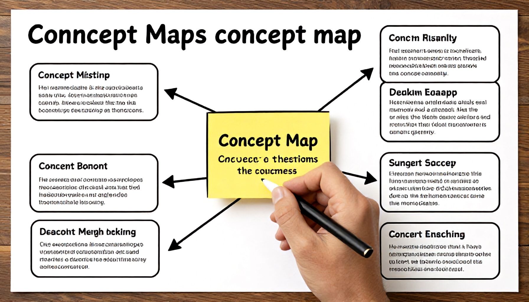 Errores comunes al crear mapas conceptuales