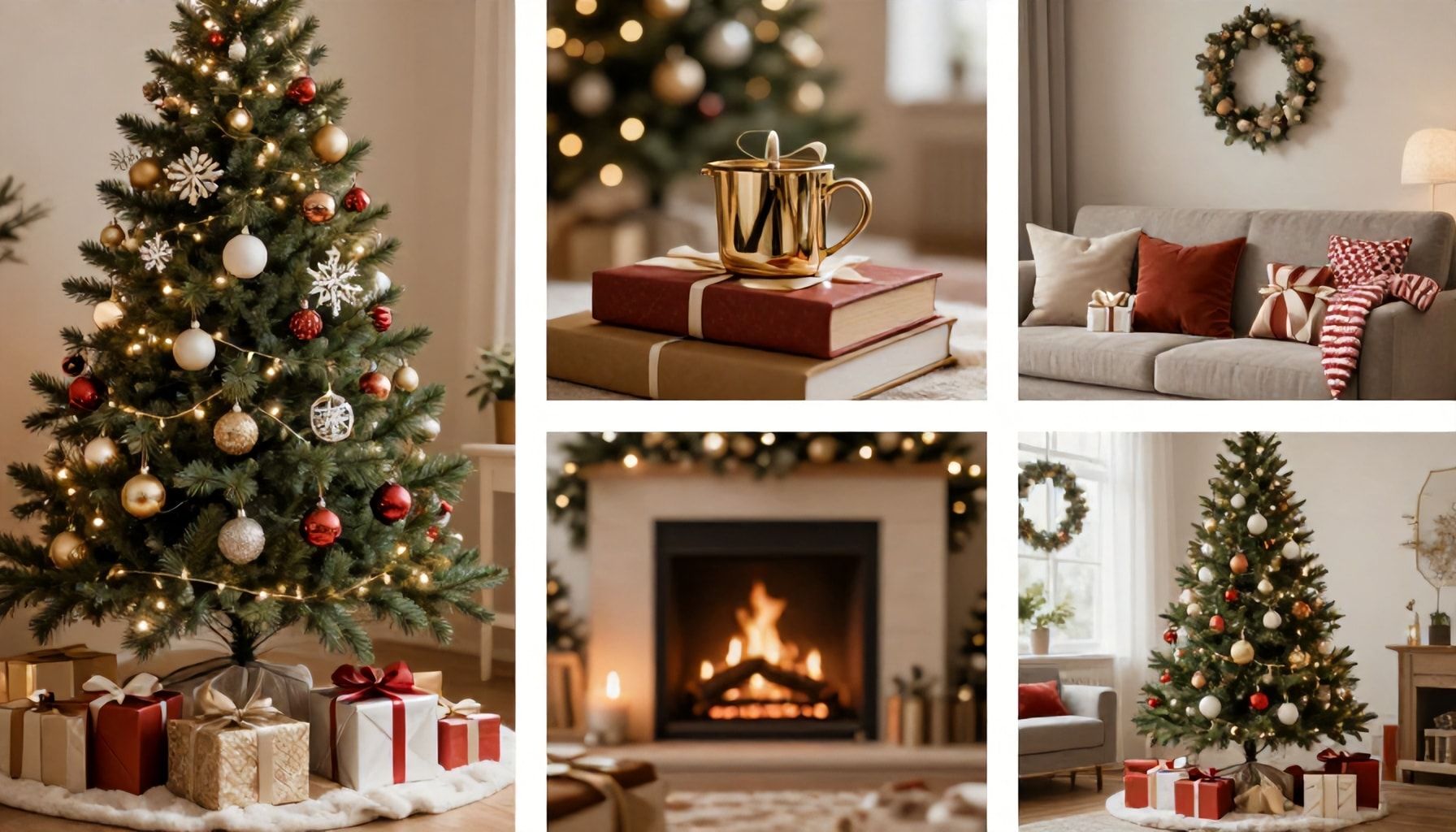 Errores comunes al decorar con imágenes navideñas