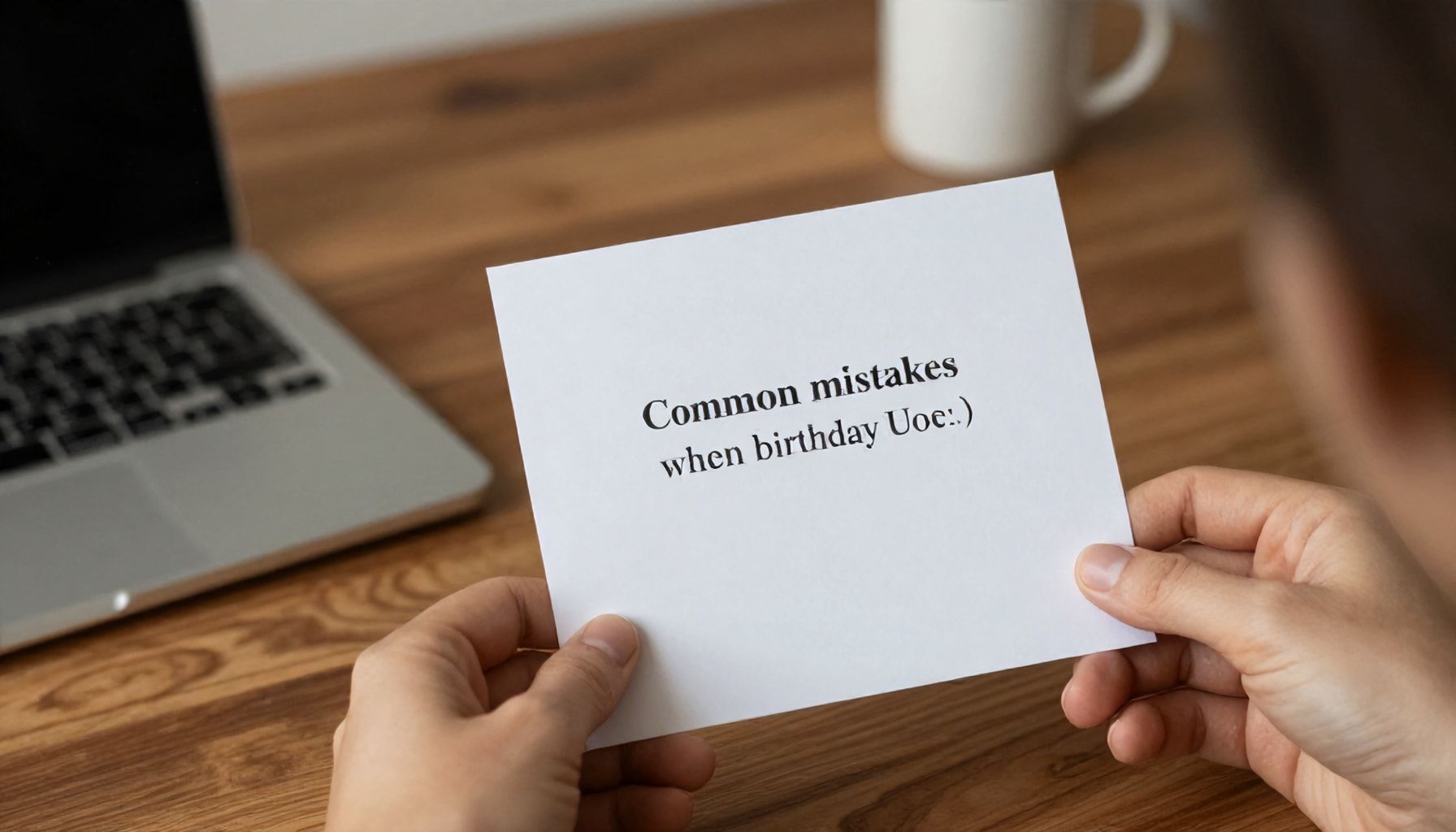 Errores comunes al enviar saludos de cumpleaños