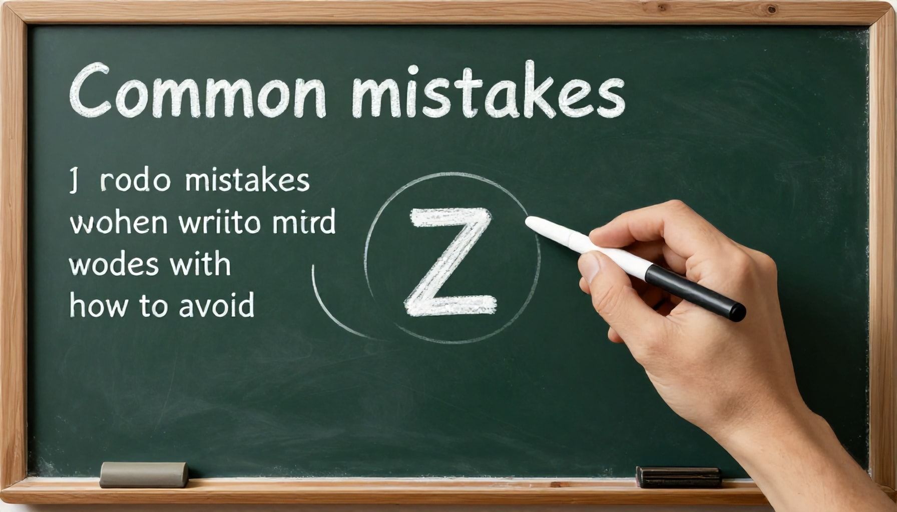 Errores comunes al escribir palabras con "z" y cómo evitarlos