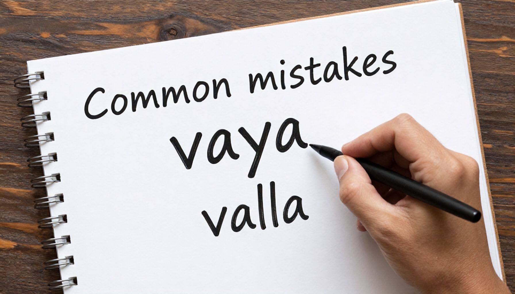 La diferencia entre 'vaya' y 'valla': 5 claves para usarlas correctamente 4 Errores comunes al escribir "vaya" o "valla