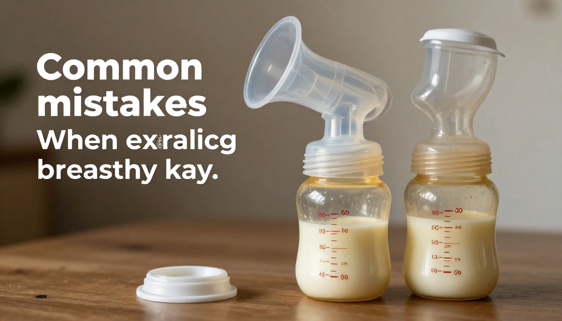 Guía completa para elegir el mejor extractor de leche en 2024 4 Errores comunes al extraer leche materna