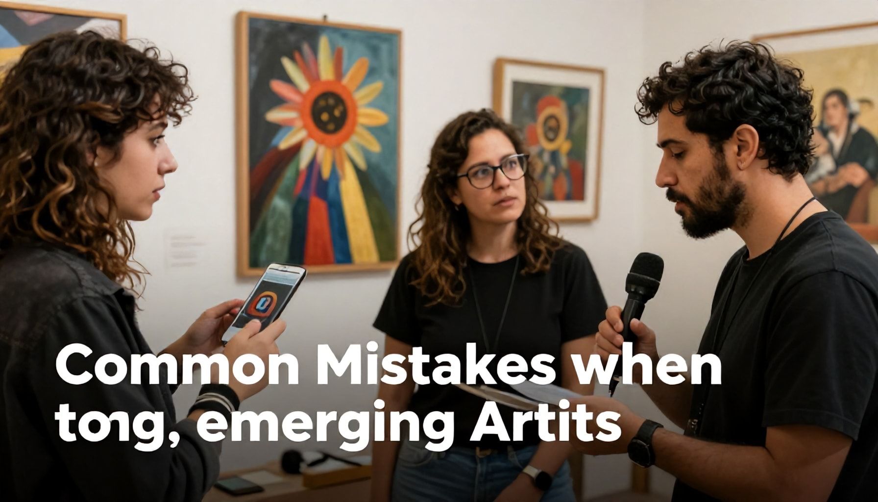 Errores comunes al fotografiar a artistas emergentes