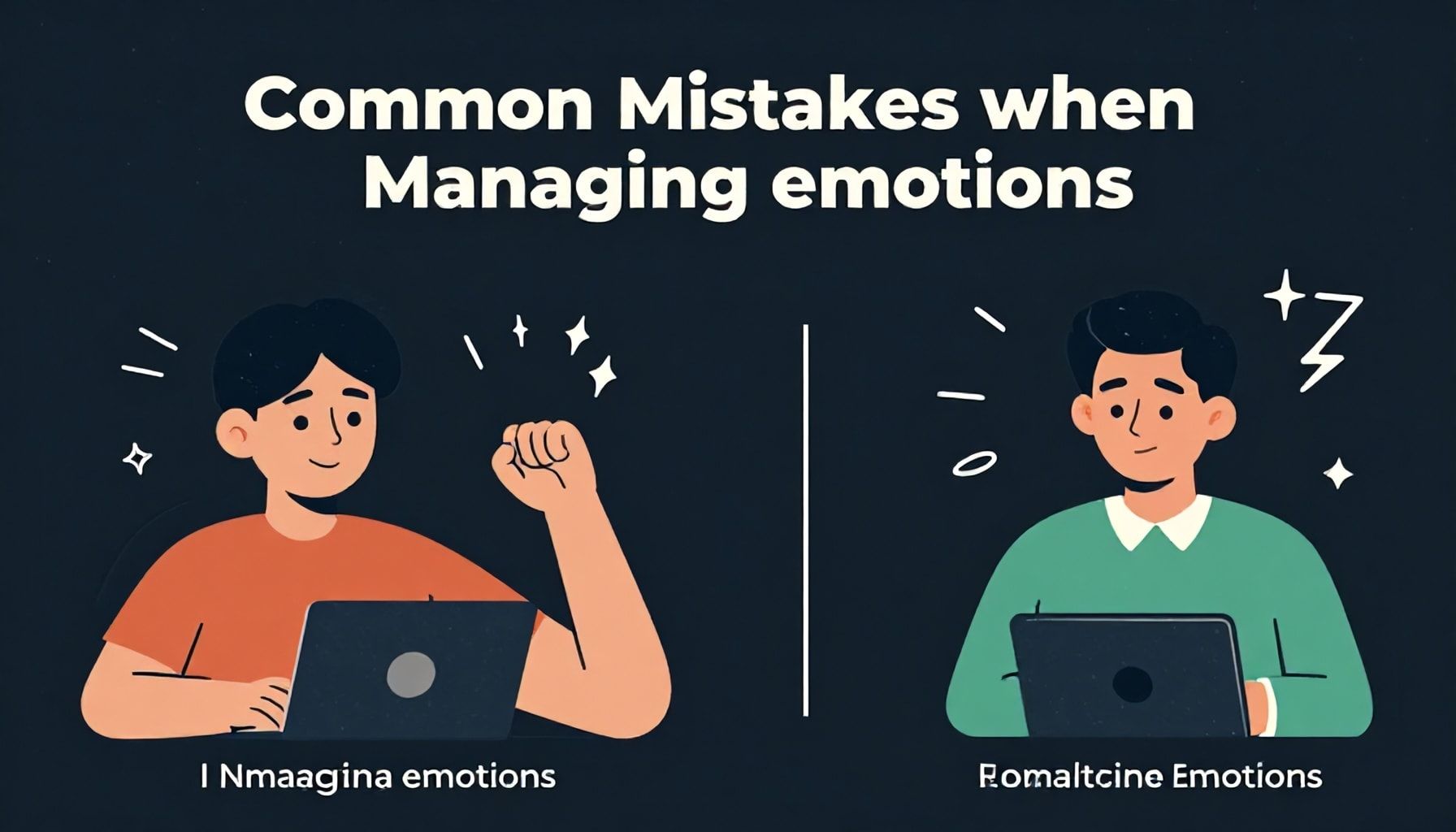 Errores comunes al gestionar las emociones