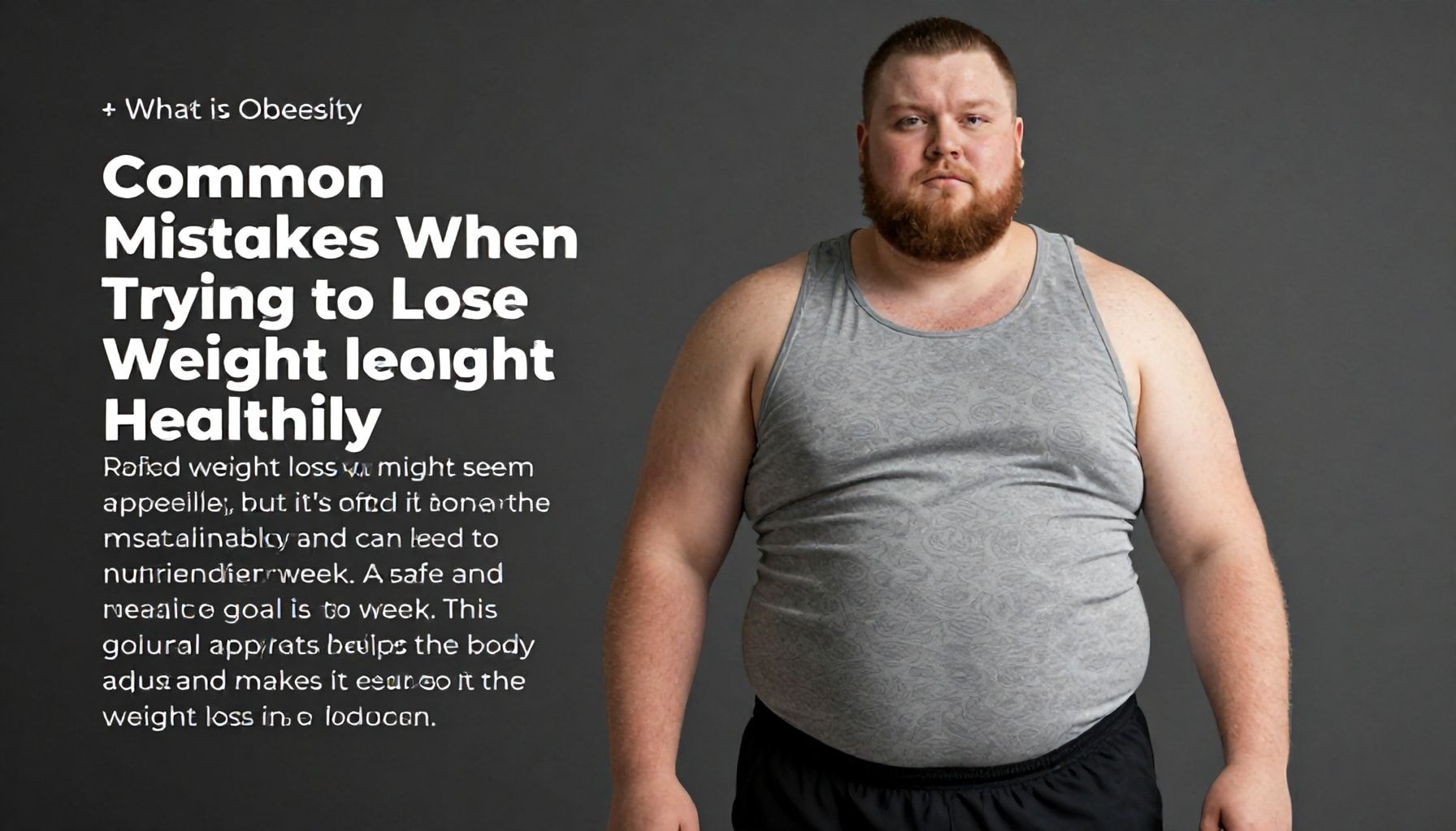 Errores comunes al intentar perder peso de manera saludable