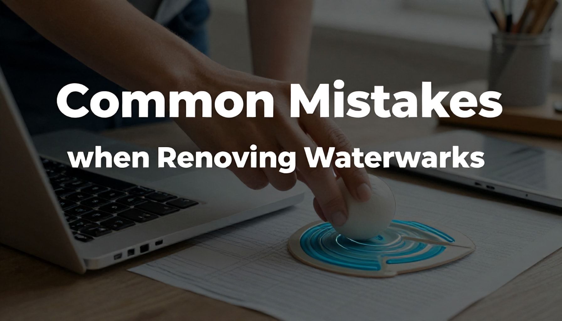 Errores comunes al intentar quitar marcas de agua