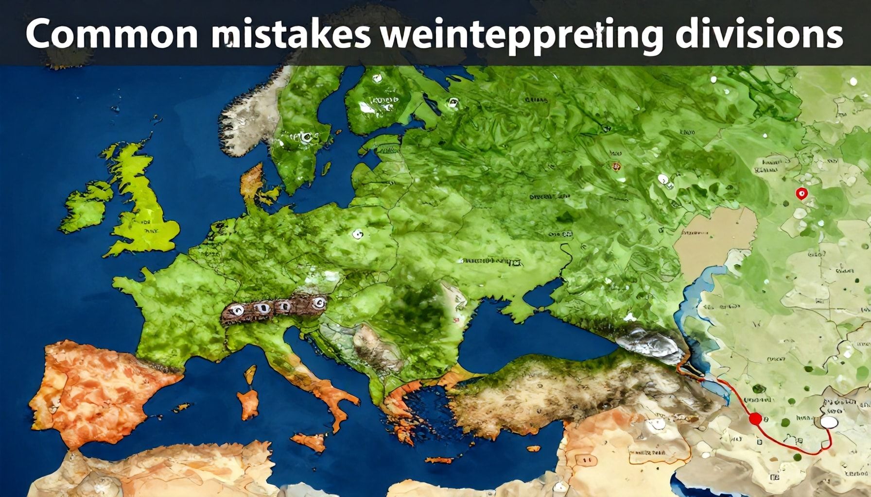 Errores comunes al interpretar divisiones geopolíticas