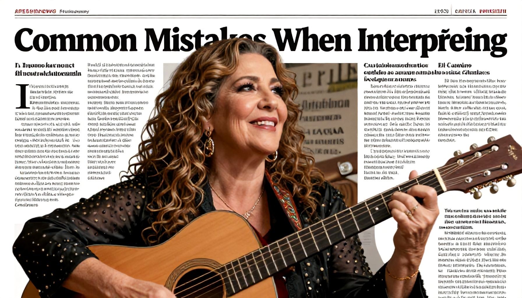 Errores comunes al interpretar sus canciones