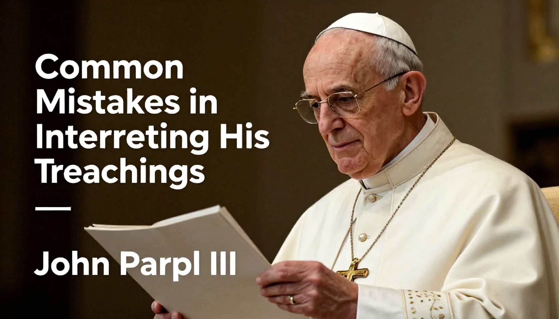 Juan Pablo II: 10 momentos clave de su pontificado 4 Errores comunes al interpretar sus enseñanzas