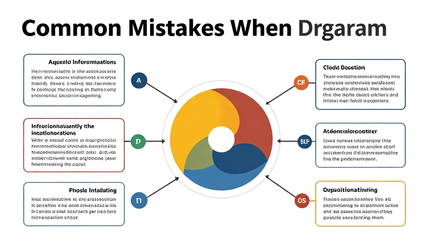 Errores comunes al organizar información con diagramas